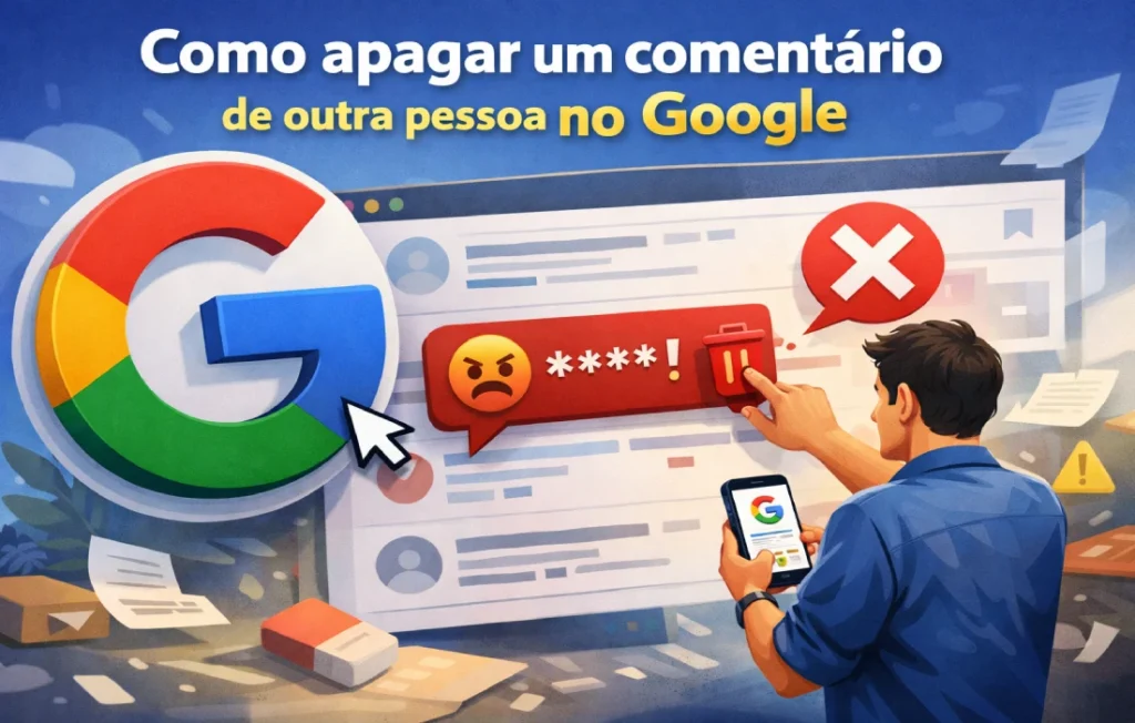 Como apagar um comentário de outra pessoa no Google