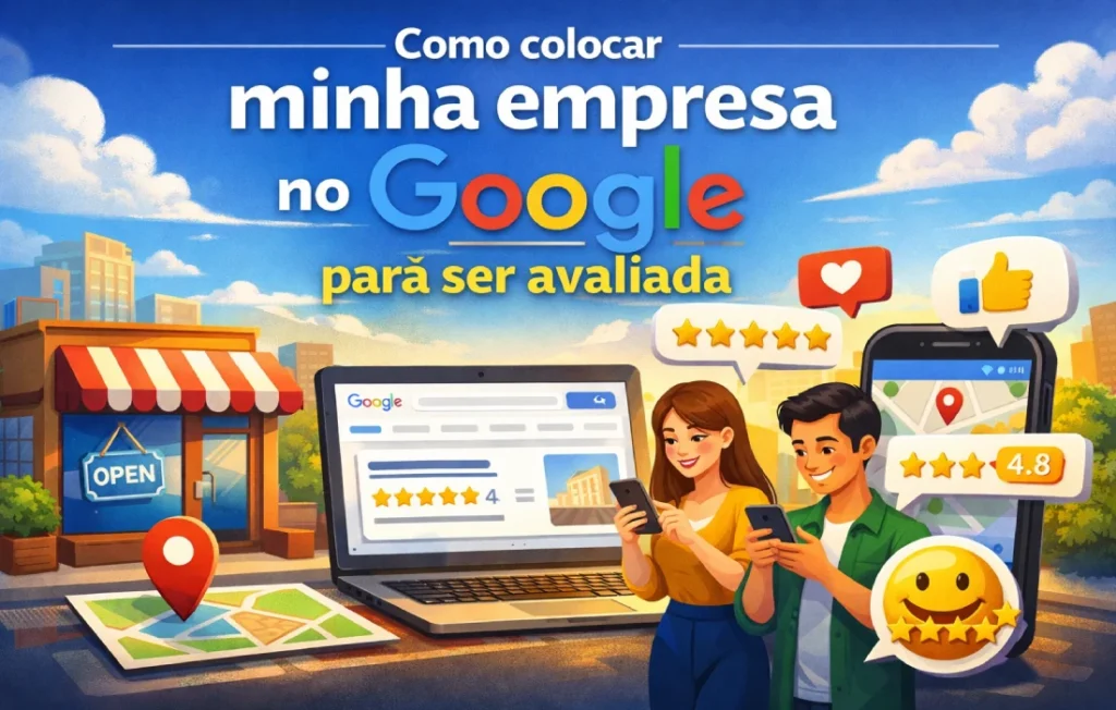 Como colocar minha empresa no Google para ser avaliada