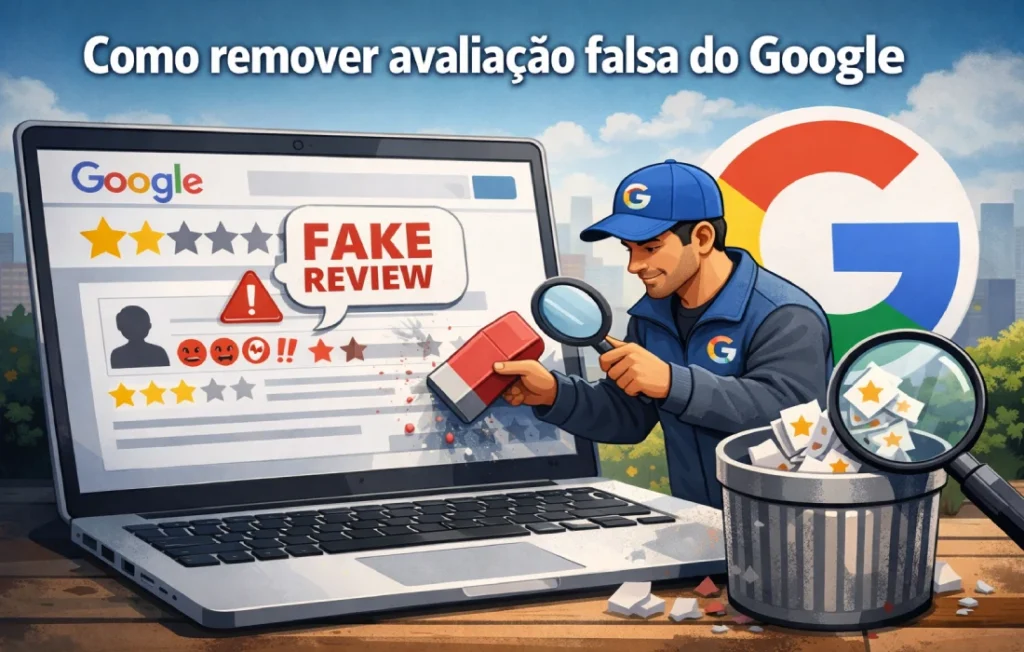 Como remover avaliação falsa do Google