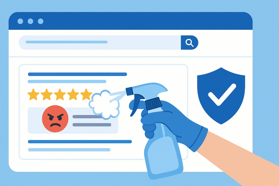 Como retirar uma reclamação do Google