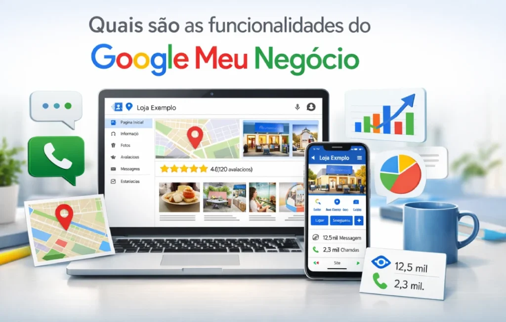 Quais são as funcionalidades do Google Meu Negócio