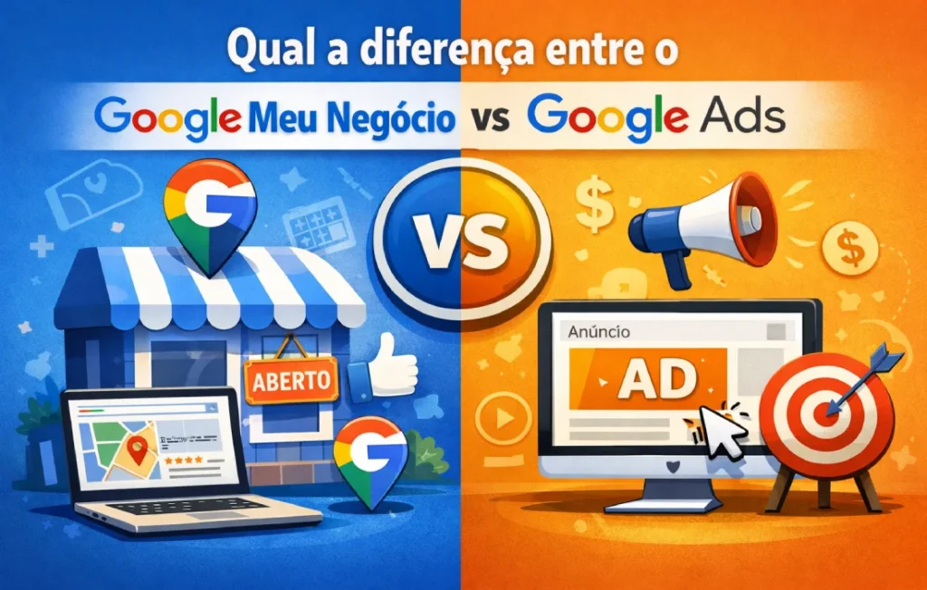 Qual a diferença entre o Google Meu Negócio e o Google Ads