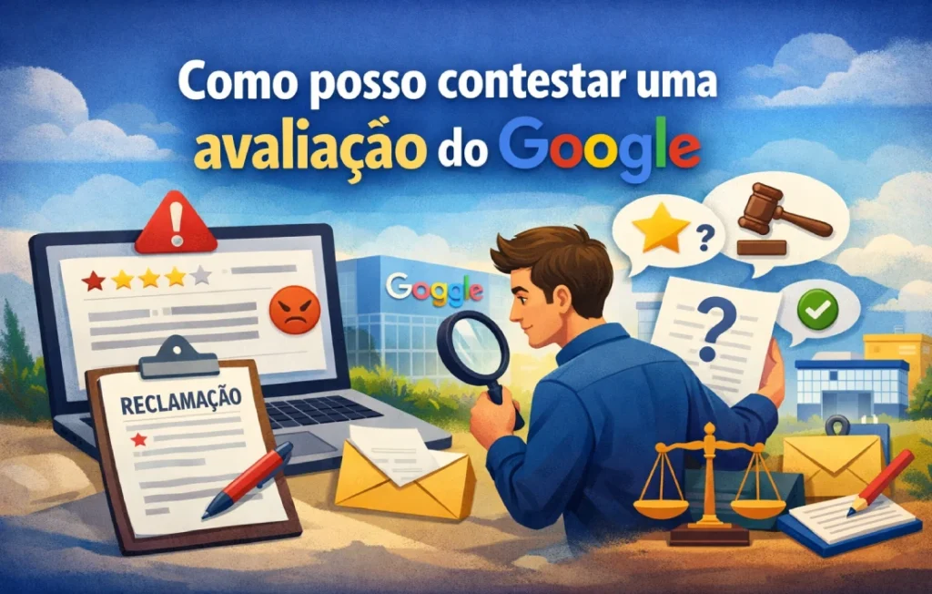 Como posso contestar uma avaliação do Google
